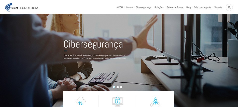 Alta Comunicazione desenvolve novo site da CCM Tecnologia