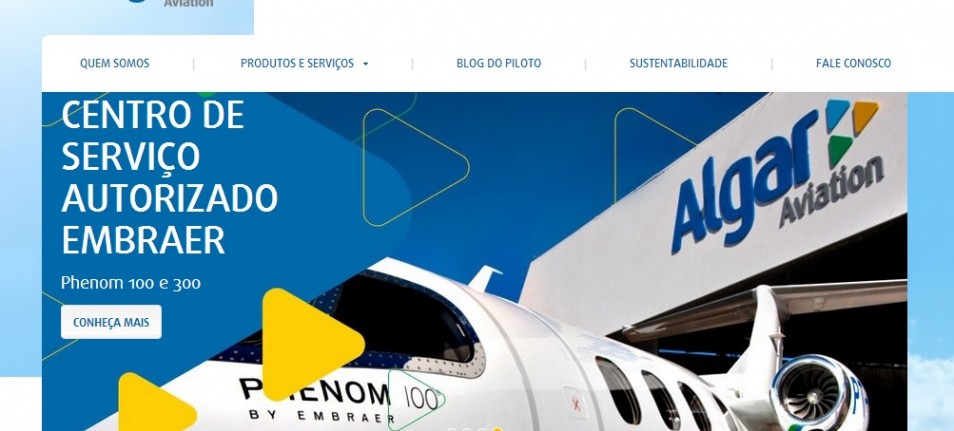 Novo site da Algar Aviation vai ao ar.
